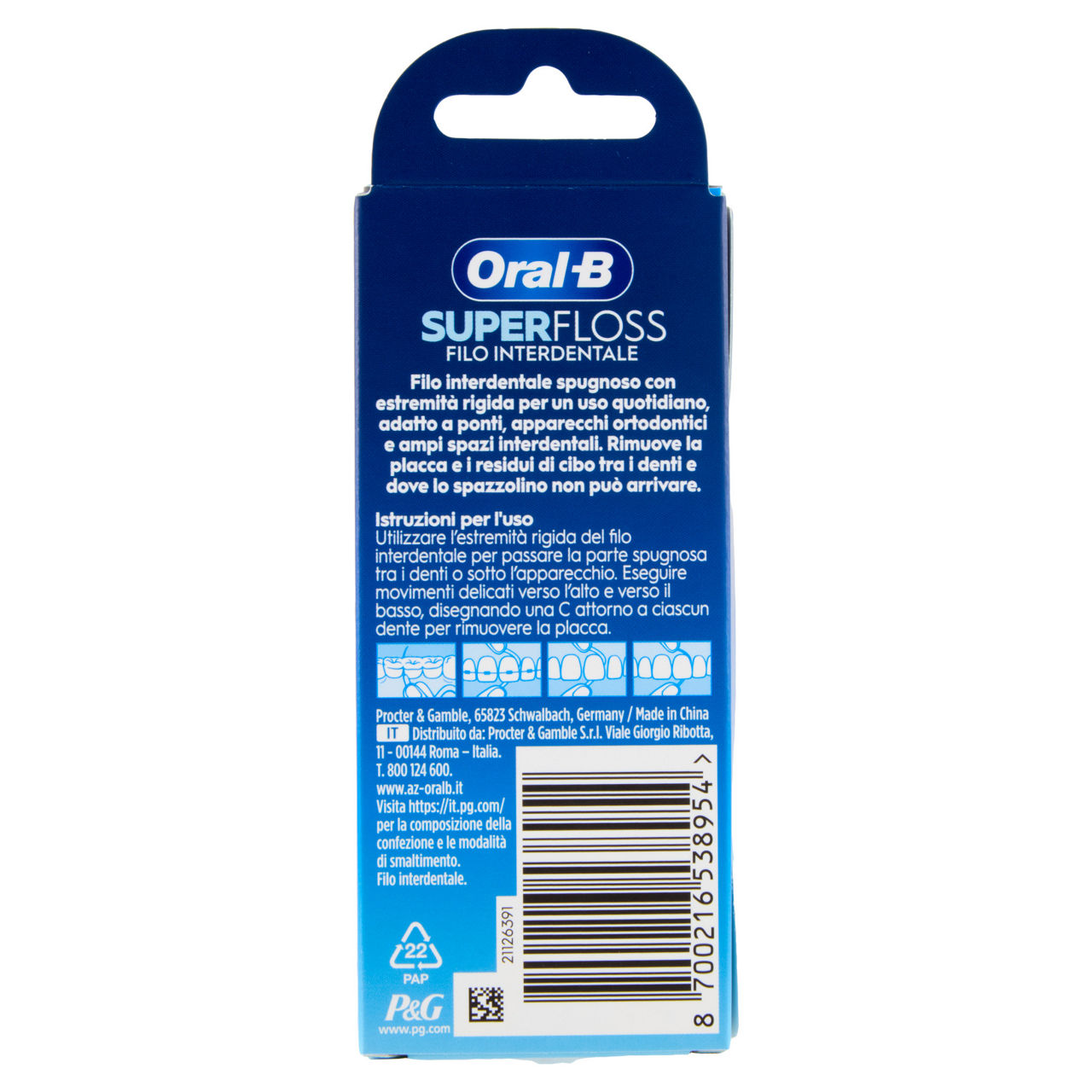 Filo interdentale Superfloss pre tagliato 50 pz - Immagine 11