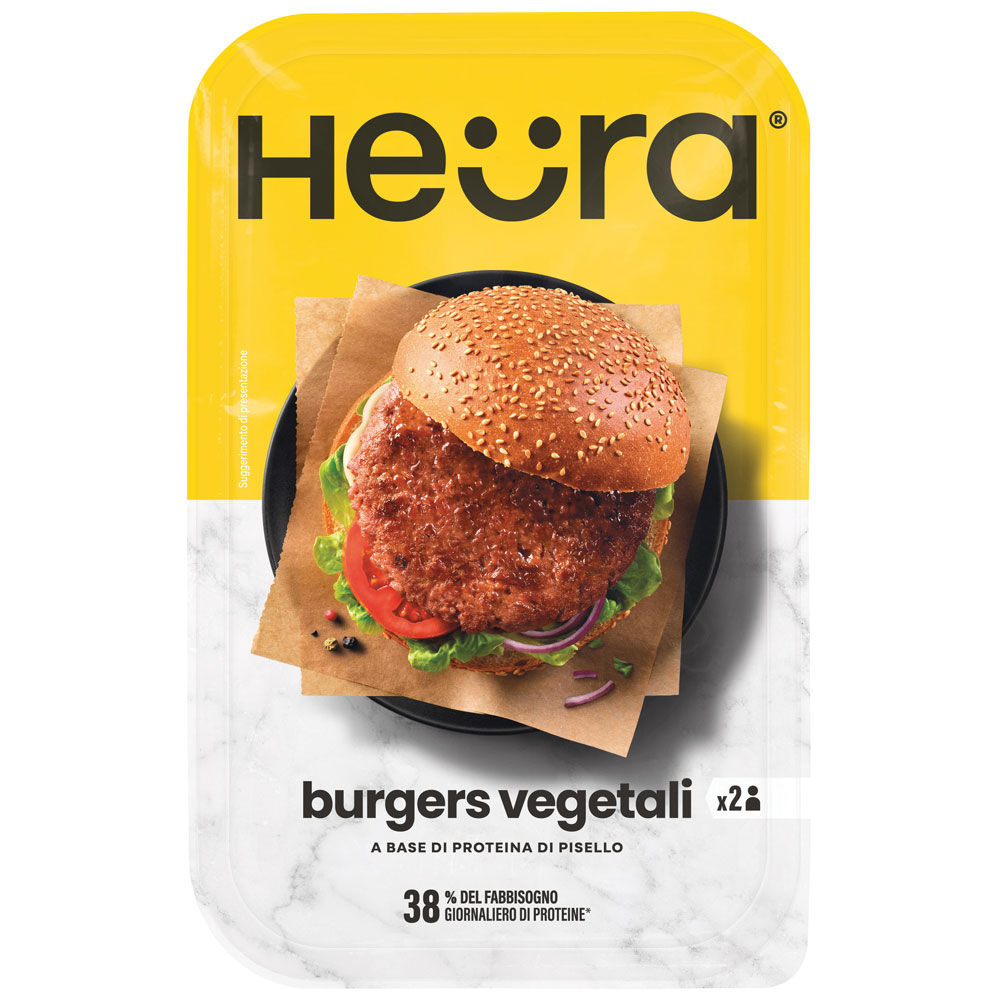 Burger vegetale a base di proteine del pisello 2 pz 200 gr - Immagine 01