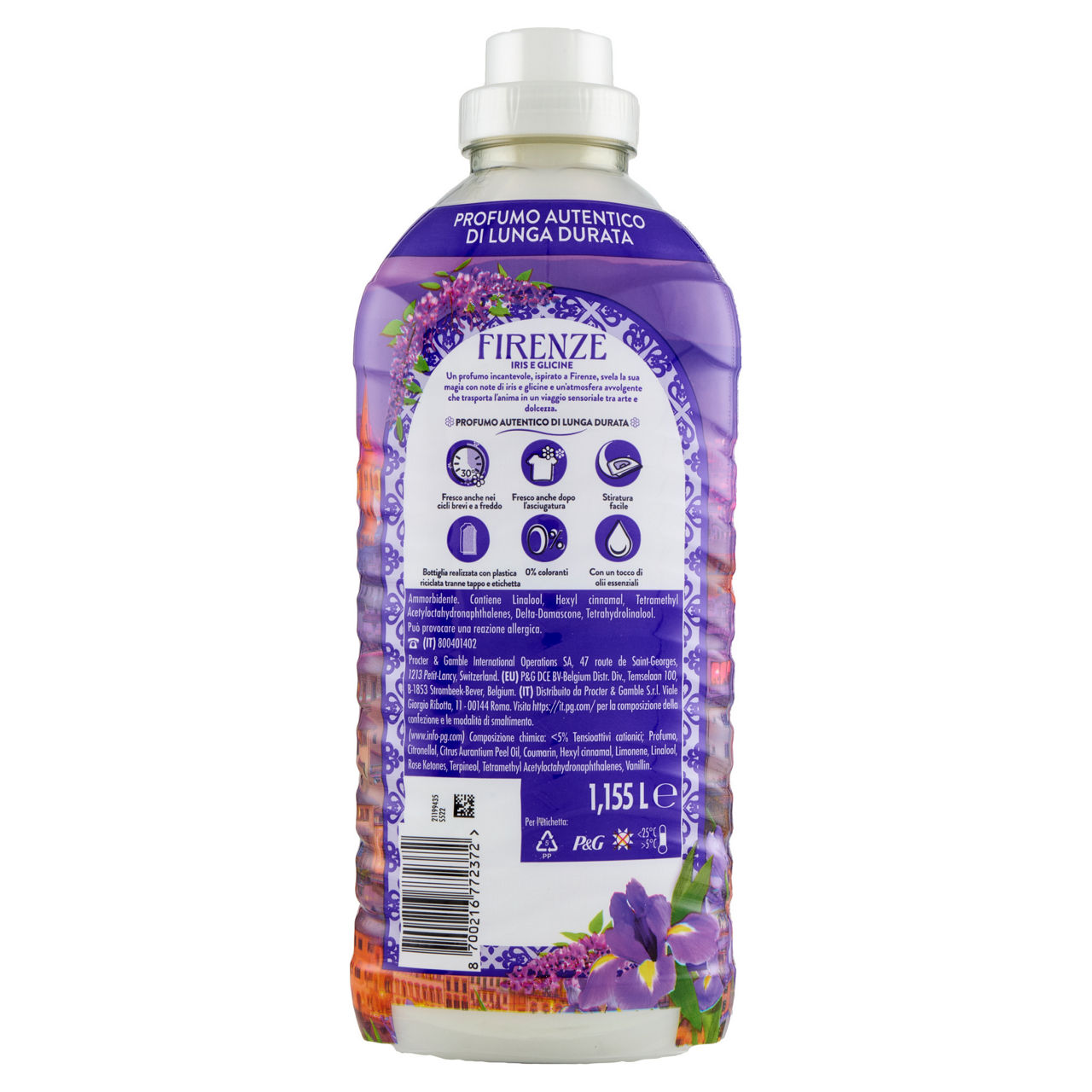 Ammorbidente concentrato Essenze d'Italia Firenze iris e glicine 55 lavaggi - Immagine 11