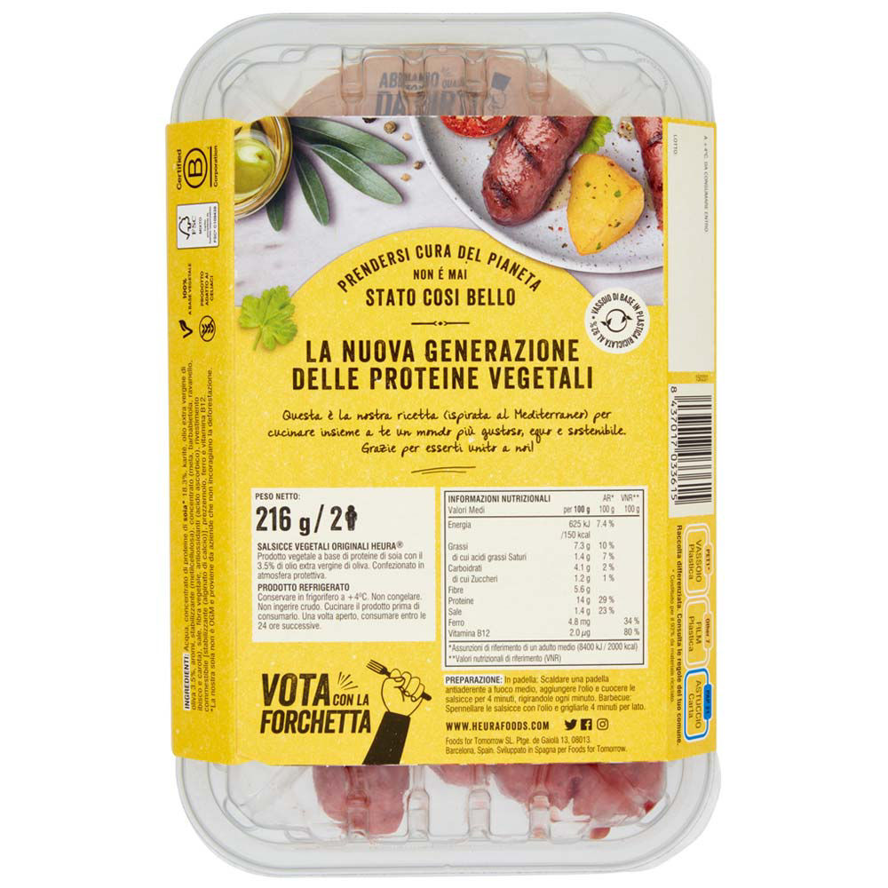 Salsicce vegetali 216 gr - Immagine 21
