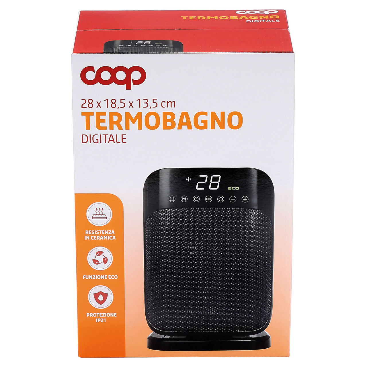 Termobagno ceramico oscillante digitale PTC924R-H - 1
