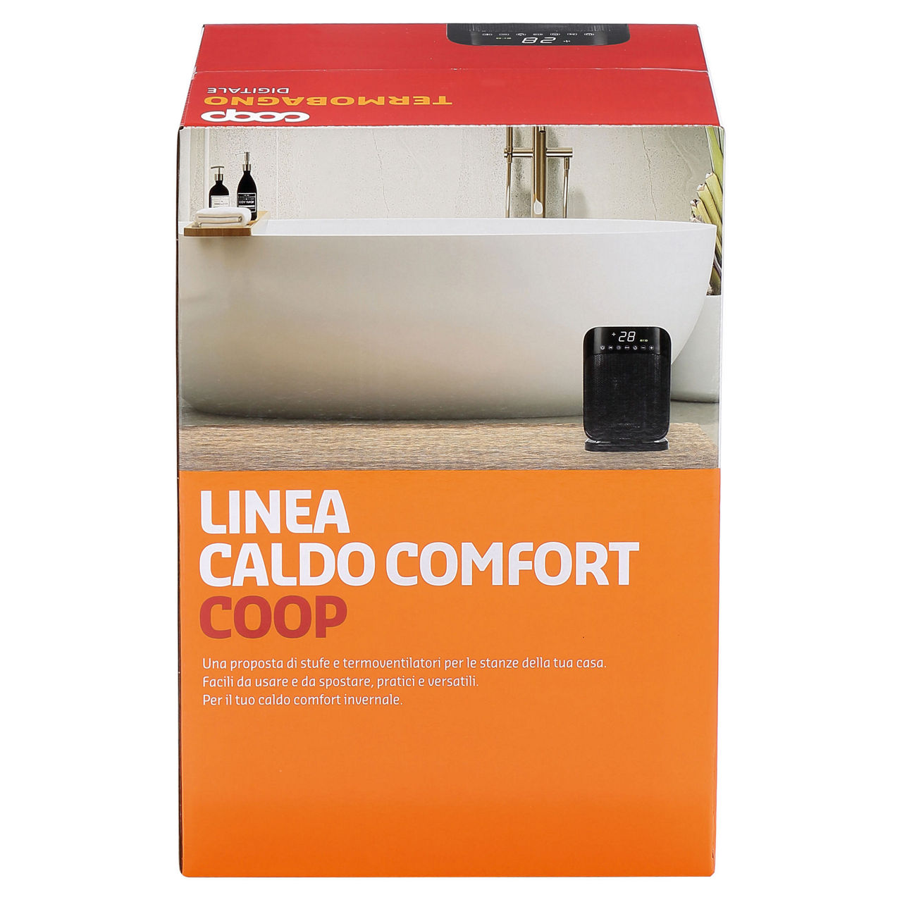 Termobagno ceramico oscillante digitale PTC924R-H - 3