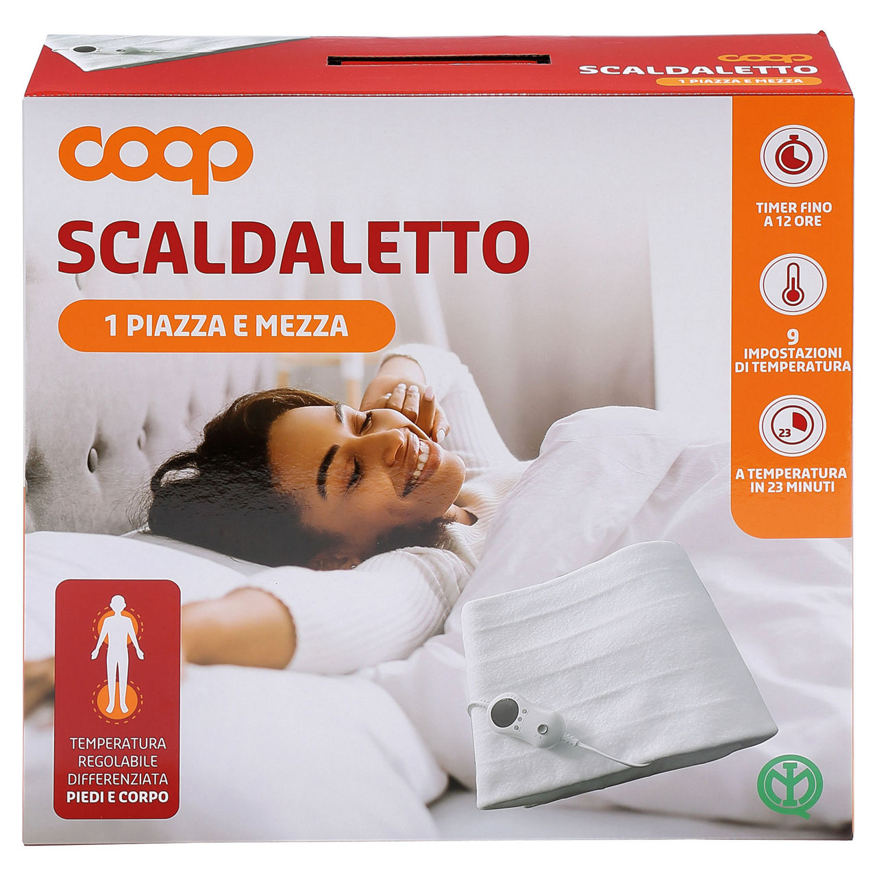 Scaldaletto elettrico piazza e mezzo TTS-80DN - Immagine 11