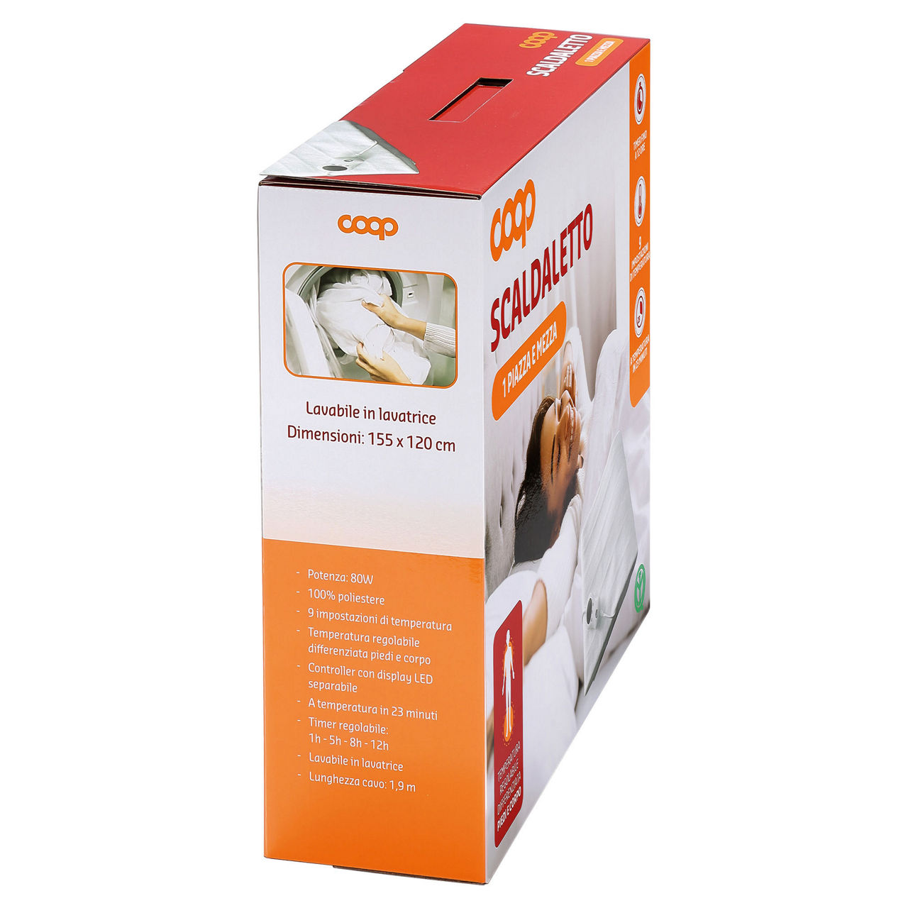 Scaldaletto elettrico piazza e mezzo TTS-80DN - Immagine 21