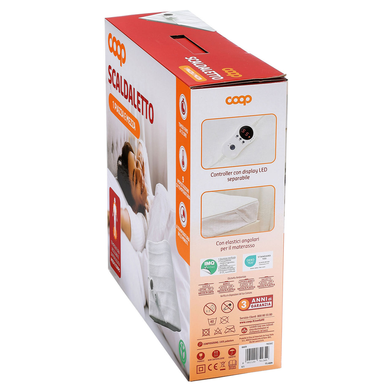 Scaldaletto elettrico piazza e mezzo TTS-80DN - Immagine 31