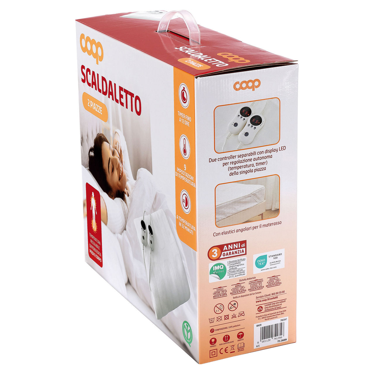 Scaldaletto elettrico matrimoniale TTS-2X60DN - Immagine 21