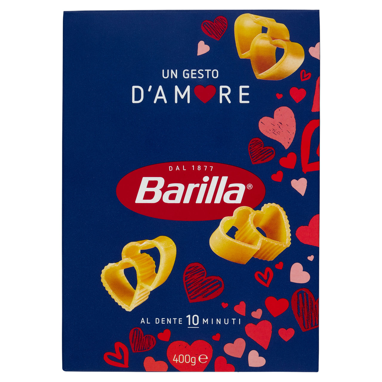 Pasta di semola a forma di cuore Love 400 gr