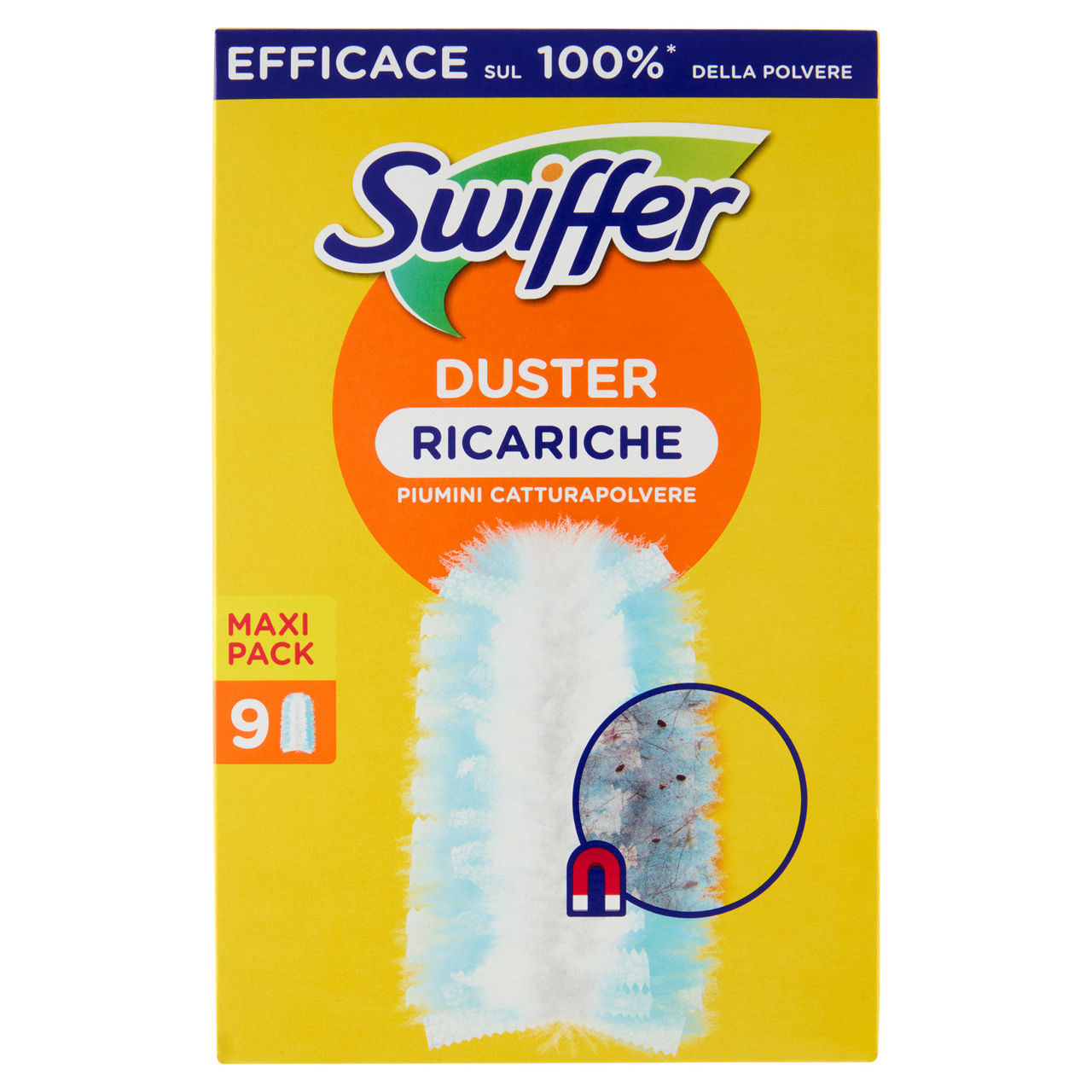 Duster ricariche per piumini catturapolvere 9 pz