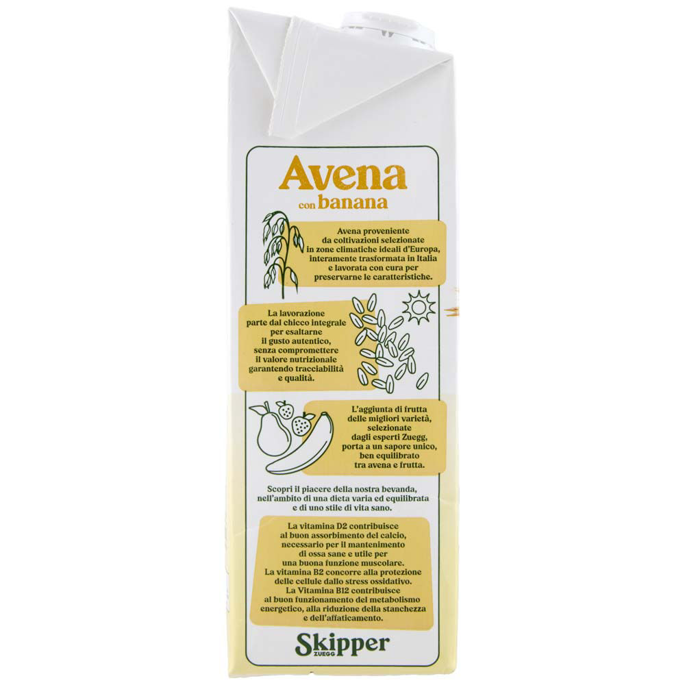 Bevanda vegetale di avena con banana 1 lt - Immagine 11