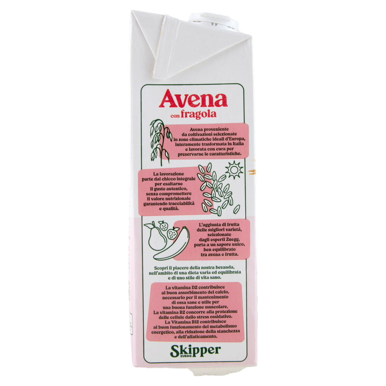 Bevanda vegetale di avena con fragola 1 lt - Immagine 11