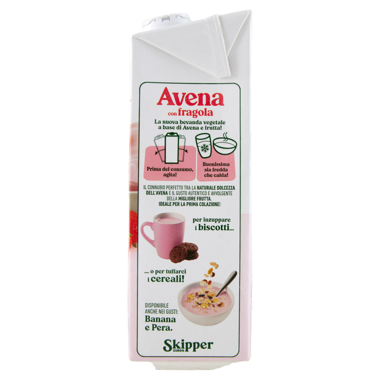 Bevanda vegetale di avena con fragola 1 lt - Immagine 51