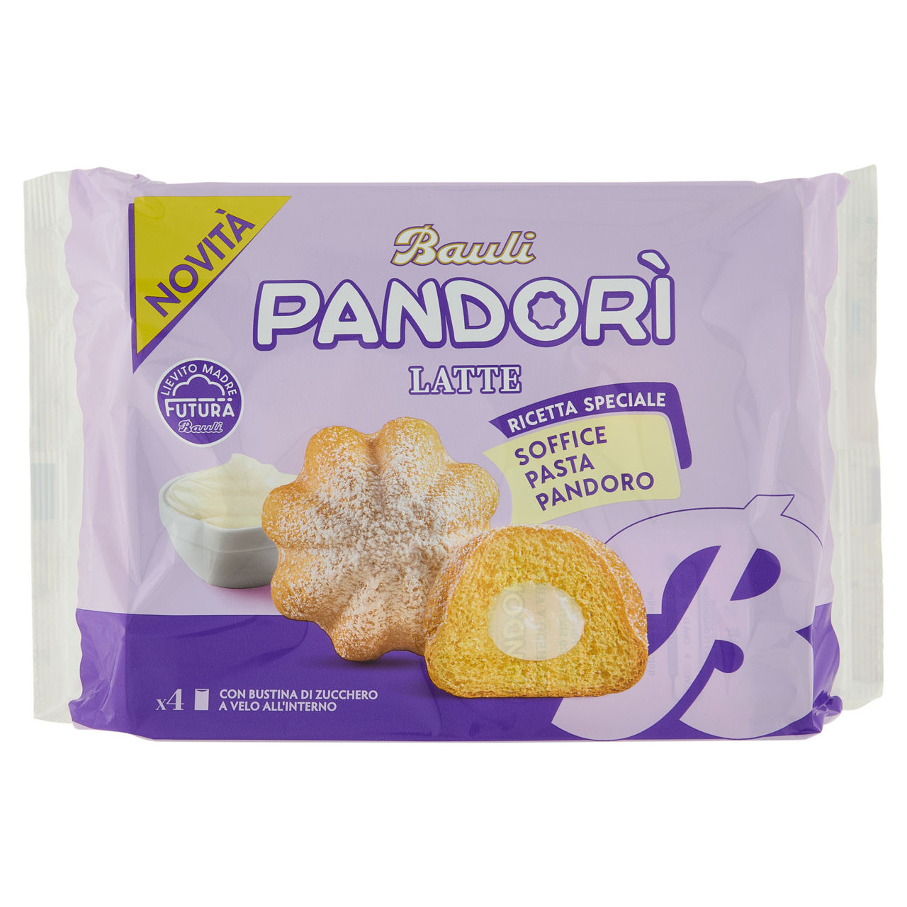 Merendine Pandorì al latte 4 pz 178 gr