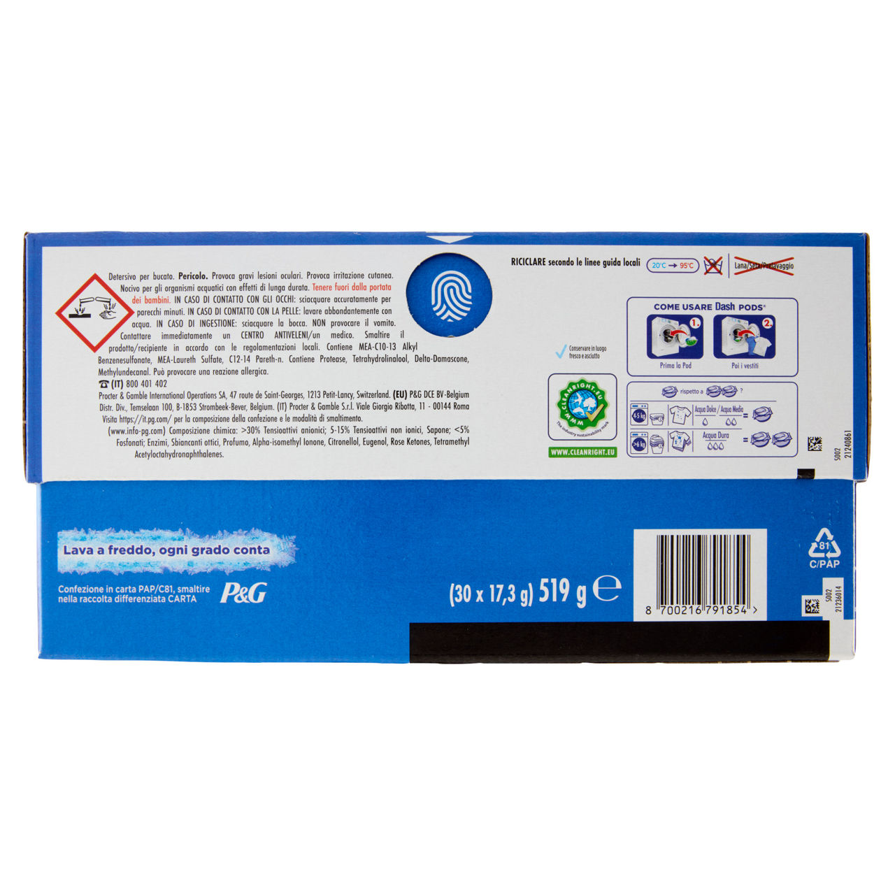 Detersivo lavatrice in pods salva colore 30 lavaggi - Immagine 21