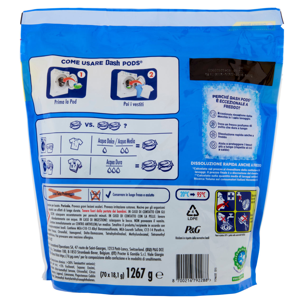 Detersivo lavatrice in pods classico 70 lavaggi - Immagine 31