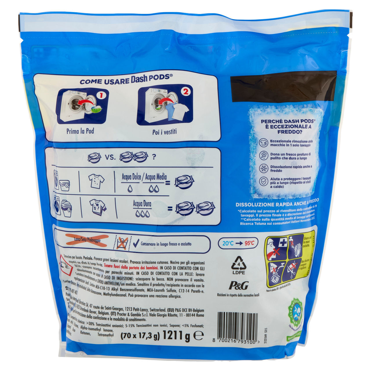 Detersivo lavatrice in pods salva colore 70 lavaggi - Immagine 31