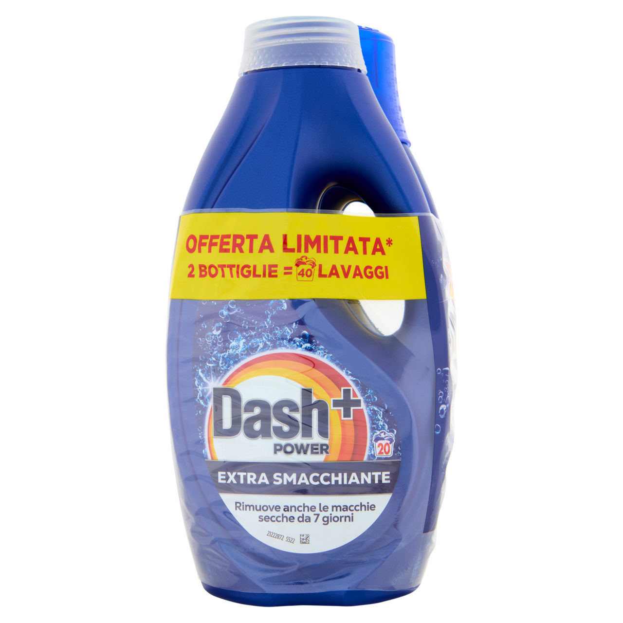 Detersivo lavatrice liquido extra smacchiante 2 pz x 20 lavaggi - Immagine 01