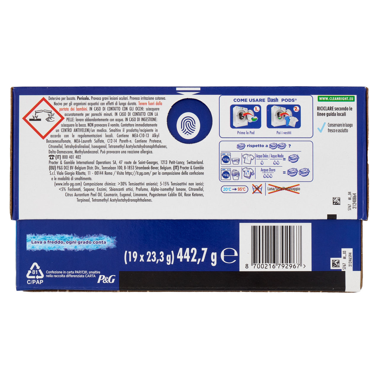 Detersivo lavatrice in pods extra smacchiante 19 lavaggi - Immagine 31