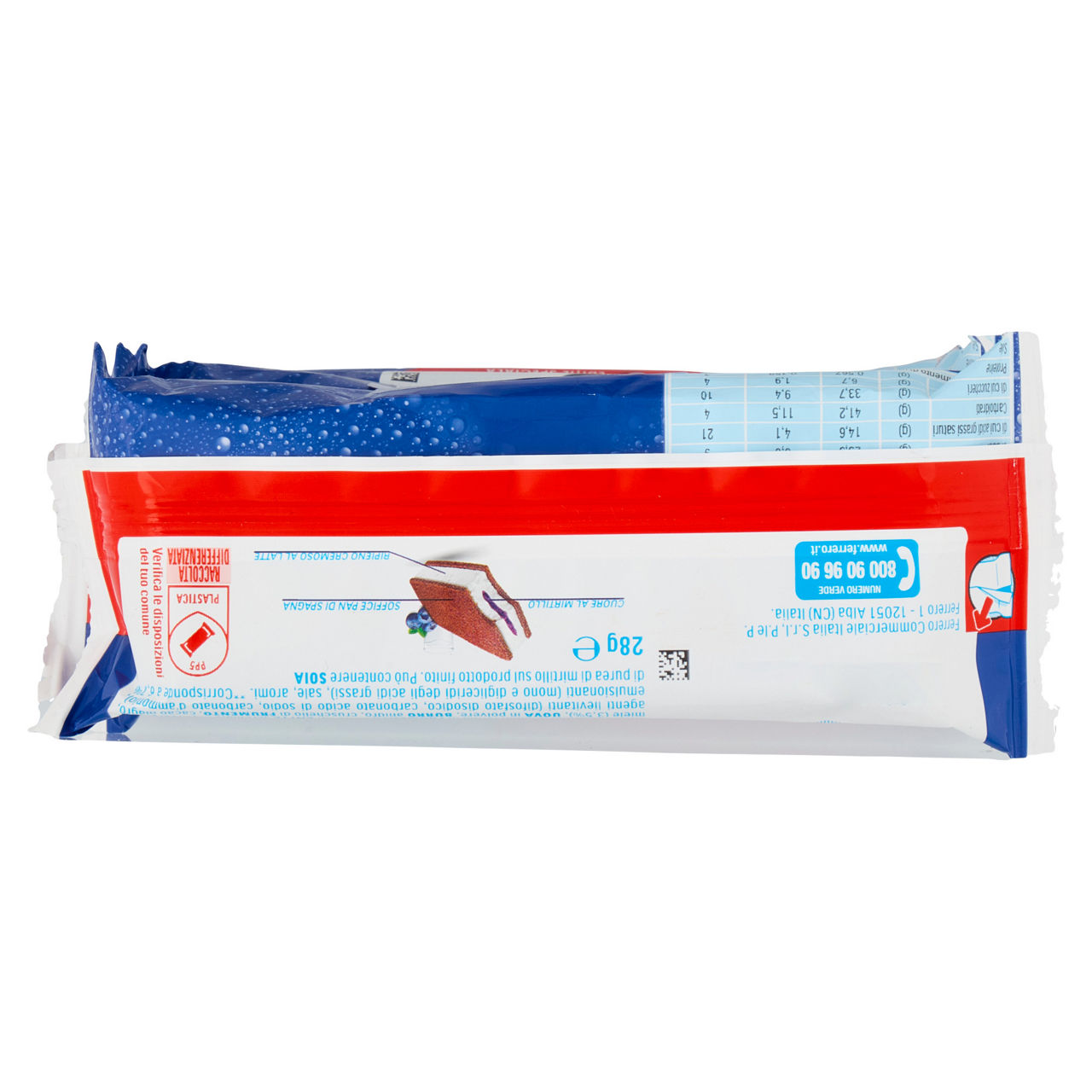 Kinder fetta al latte mirtillo 5 pz 140 gr - Immagine 21