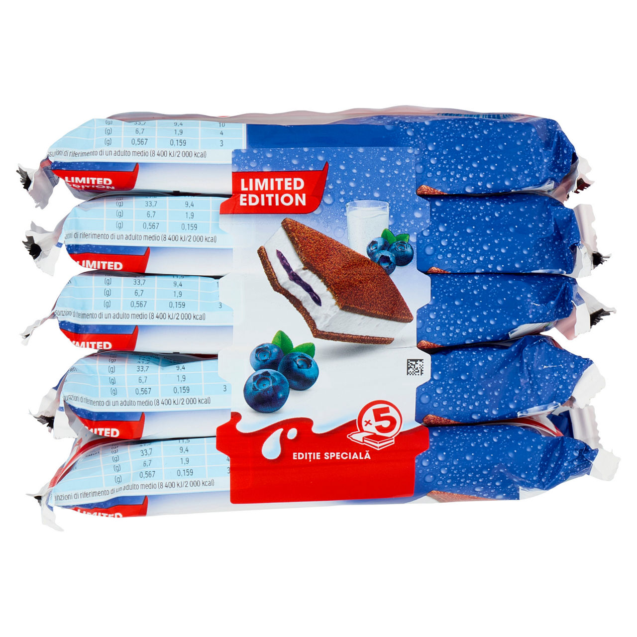 Kinder fetta al latte mirtillo 5 pz 140 gr - Immagine 31