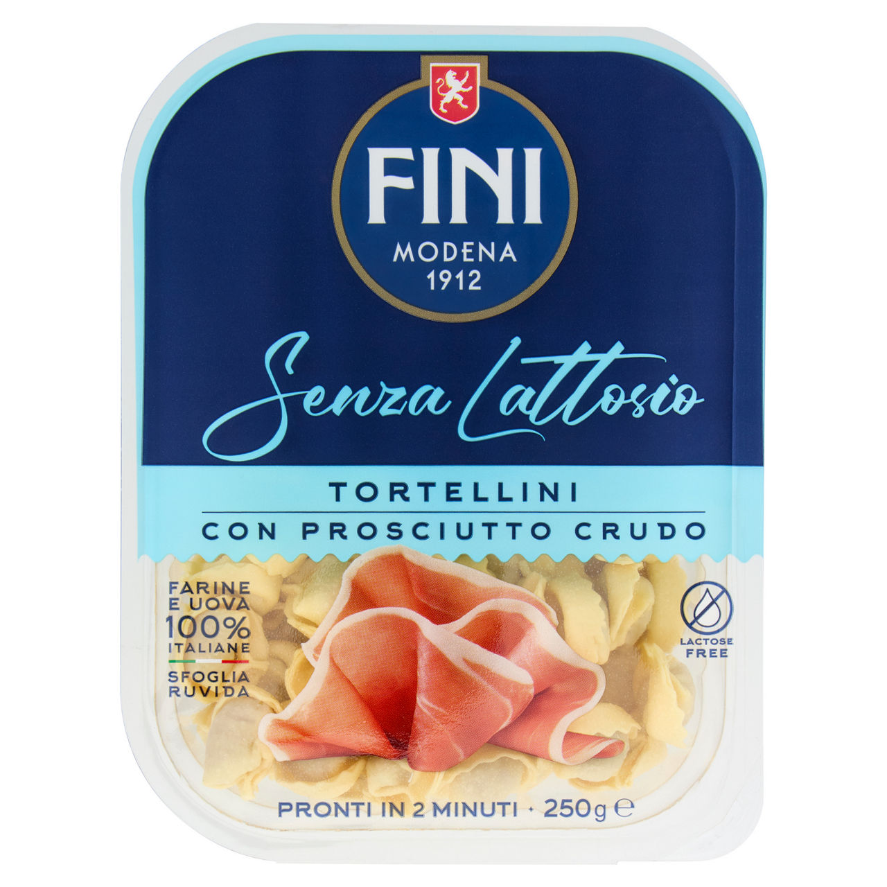 Tortellini con prosciutto crudo senza lattosio 250 gr - Immagine 01