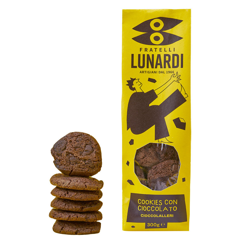 Biscotti cookies con cioccolato Cioccolalleri 400 gr