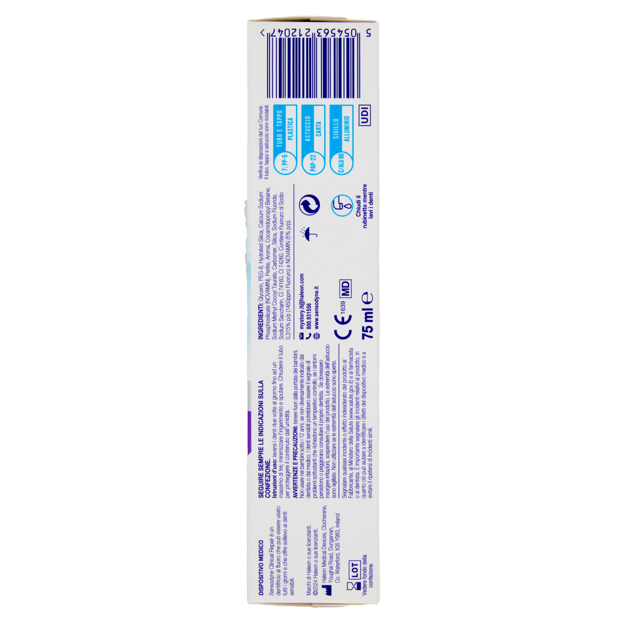 Dentifricio Clinical Repair pulizia profonda 75 ml - Immagine 11