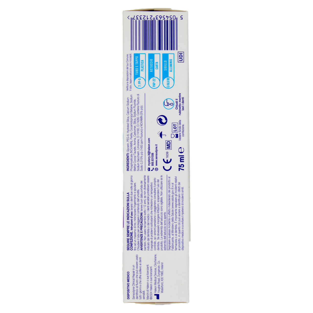 Dentifricio Clinical Repair Active White 75 ml - Immagine 21
