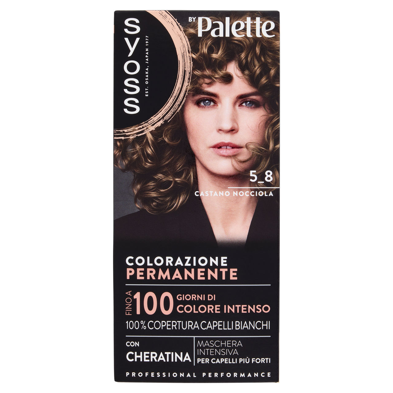 Colorazione permanente capelli 5_8 castano nocciola