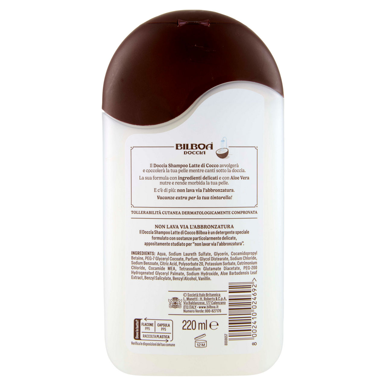 Doccia shampoo Latte di Cocco Tintarella ti dura 220 ml - Immagine 11
