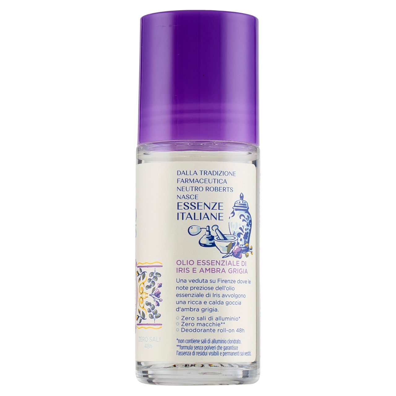 Deodorante roll on Firenze olio essenziale di iris e ambra grigia 50 ml - Immagine 21
