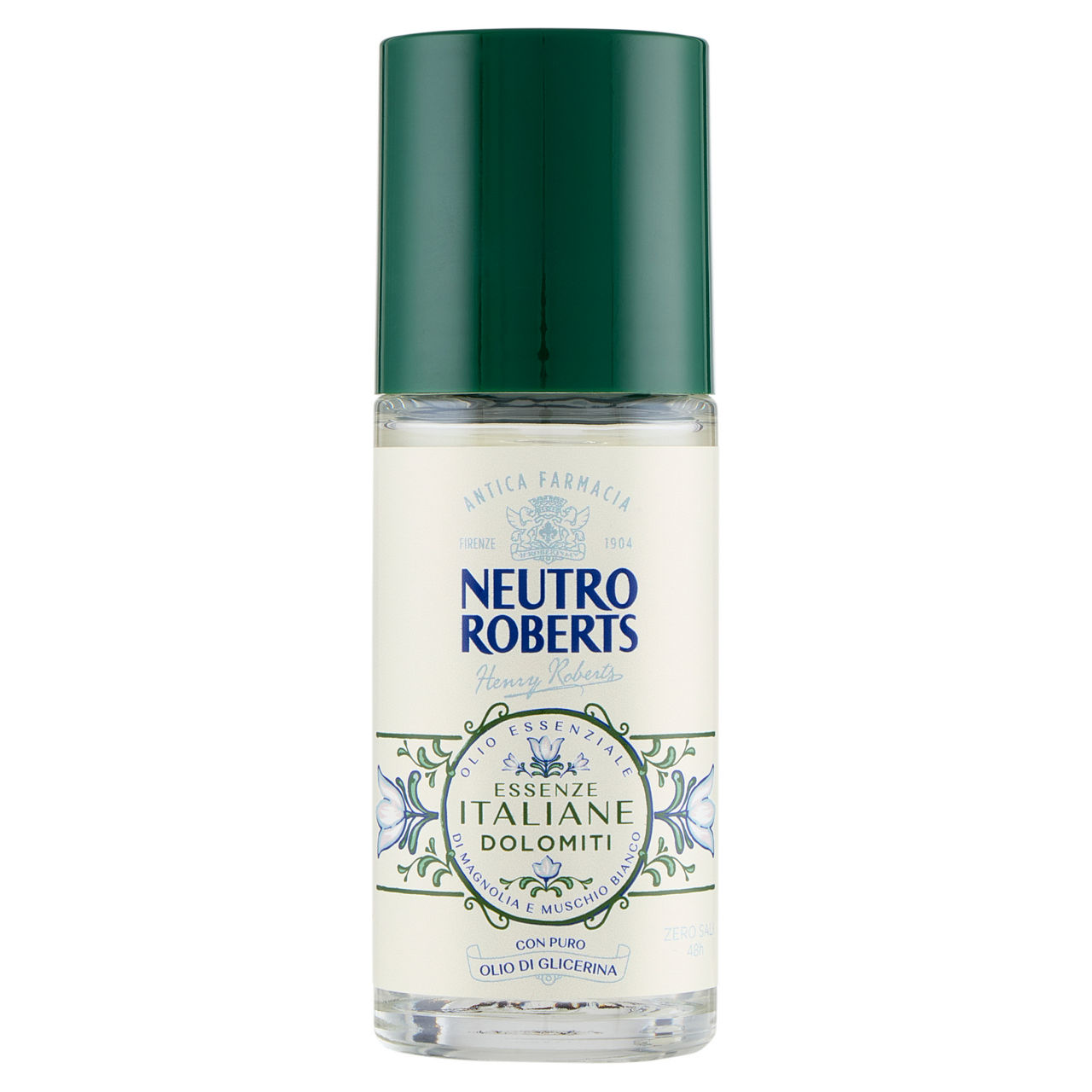 Deodorante roll on Dolomiti olio essenziale di magnolia e muschio bianco 50 ml