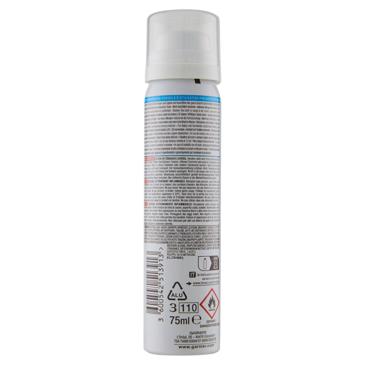 Solare viso in spray sopra il trucco Super Uv SPF 50+ ml 75 - Immagine 31