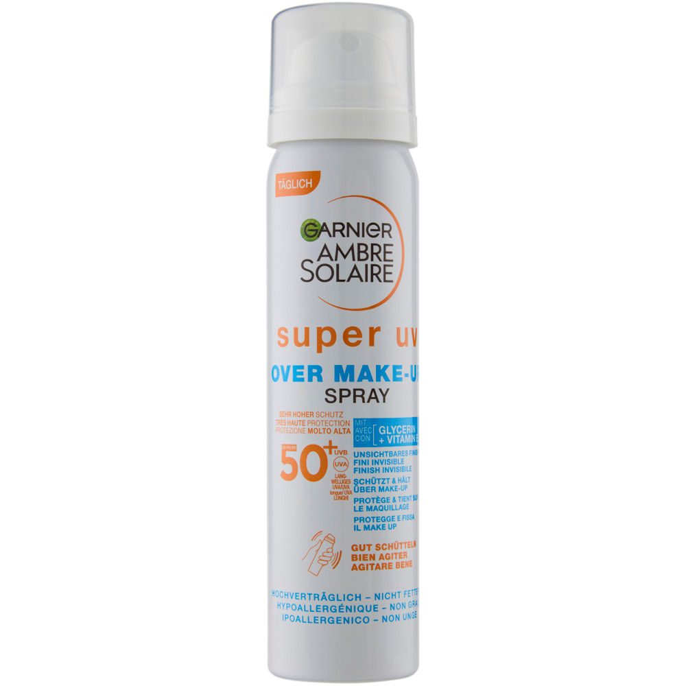 Solare viso in spray sopra il trucco Super Uv SPF 50+ ml 75