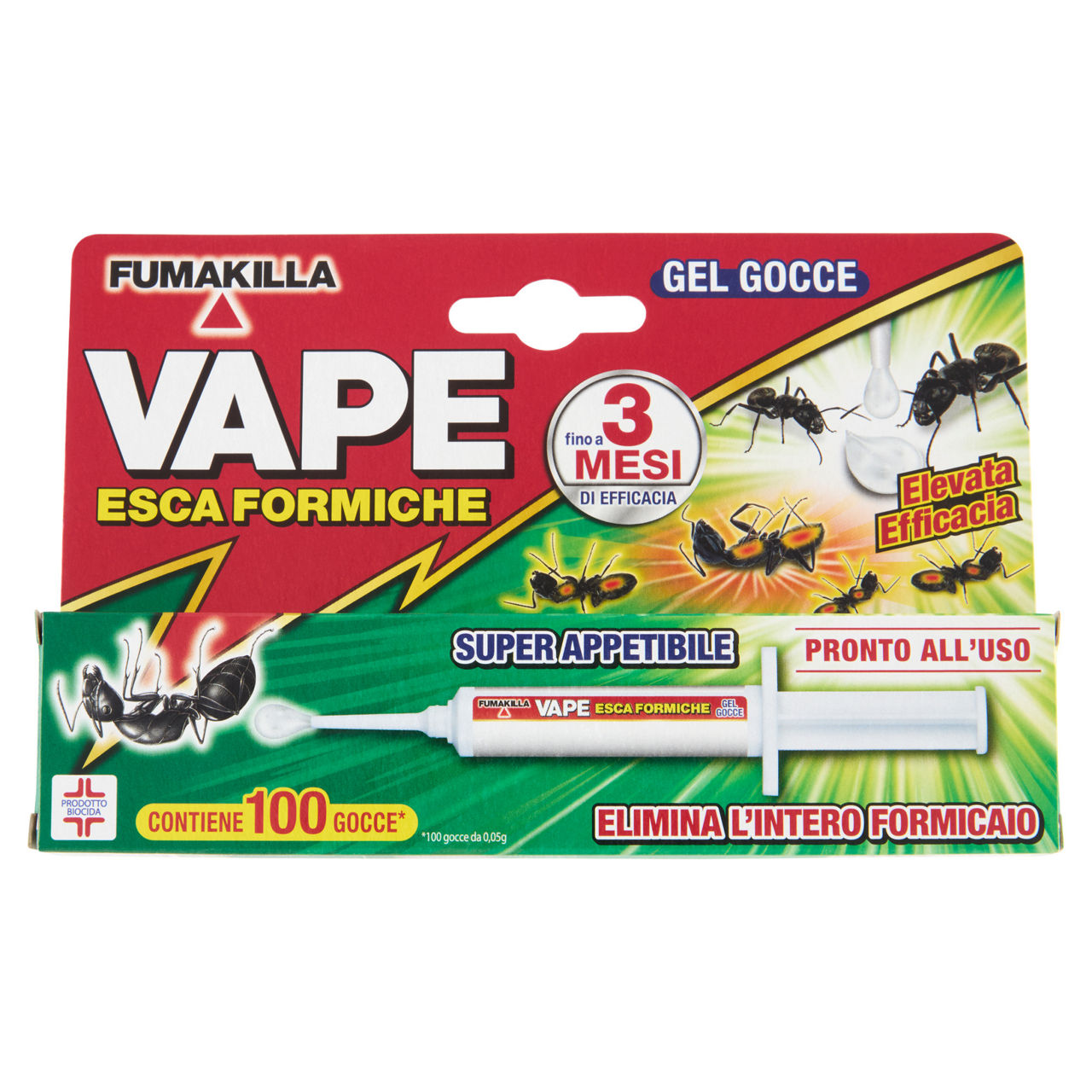 Insetticida gel esca in siringa per formiche 5 gr