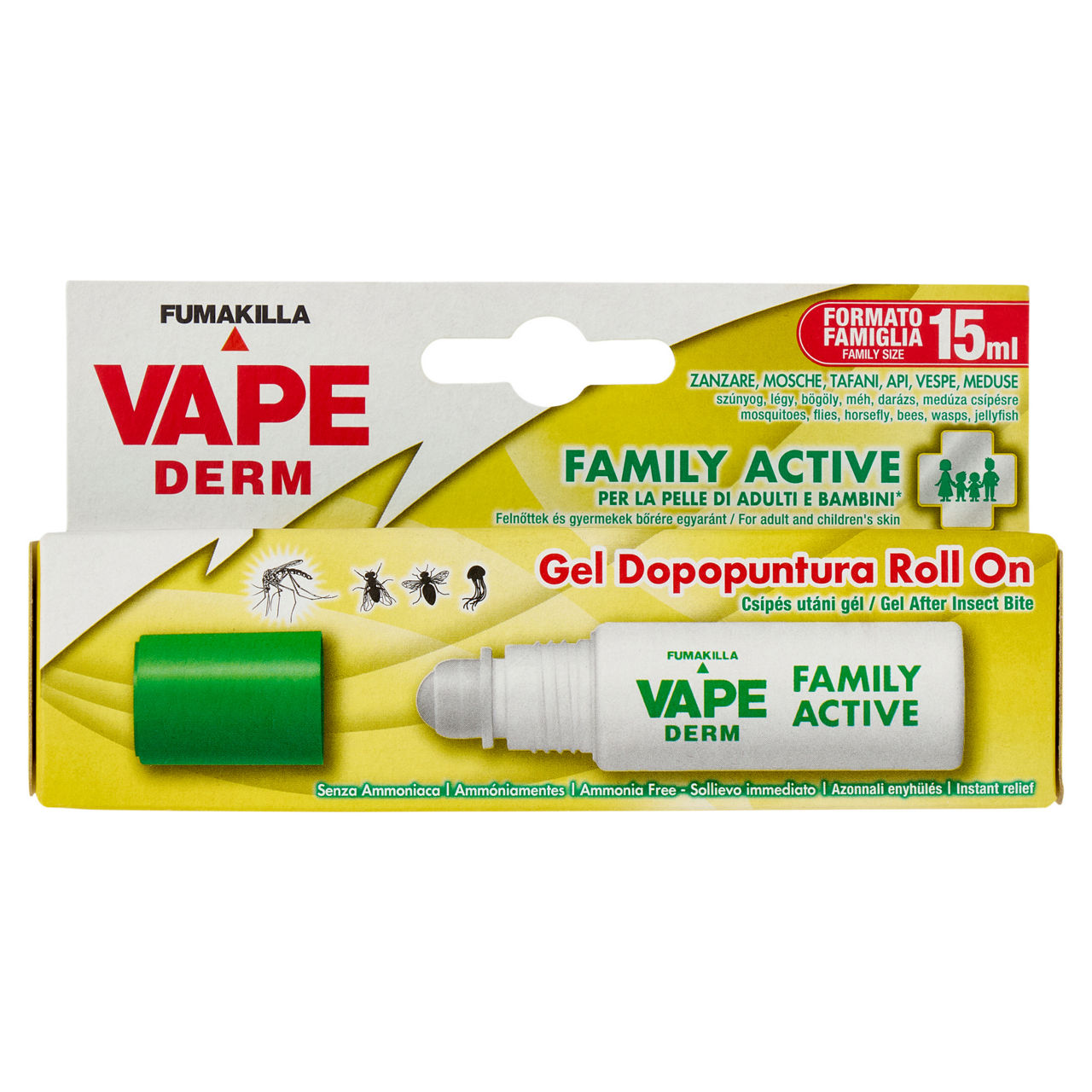 Dopopuntura gel roll on Family Active 15 ml