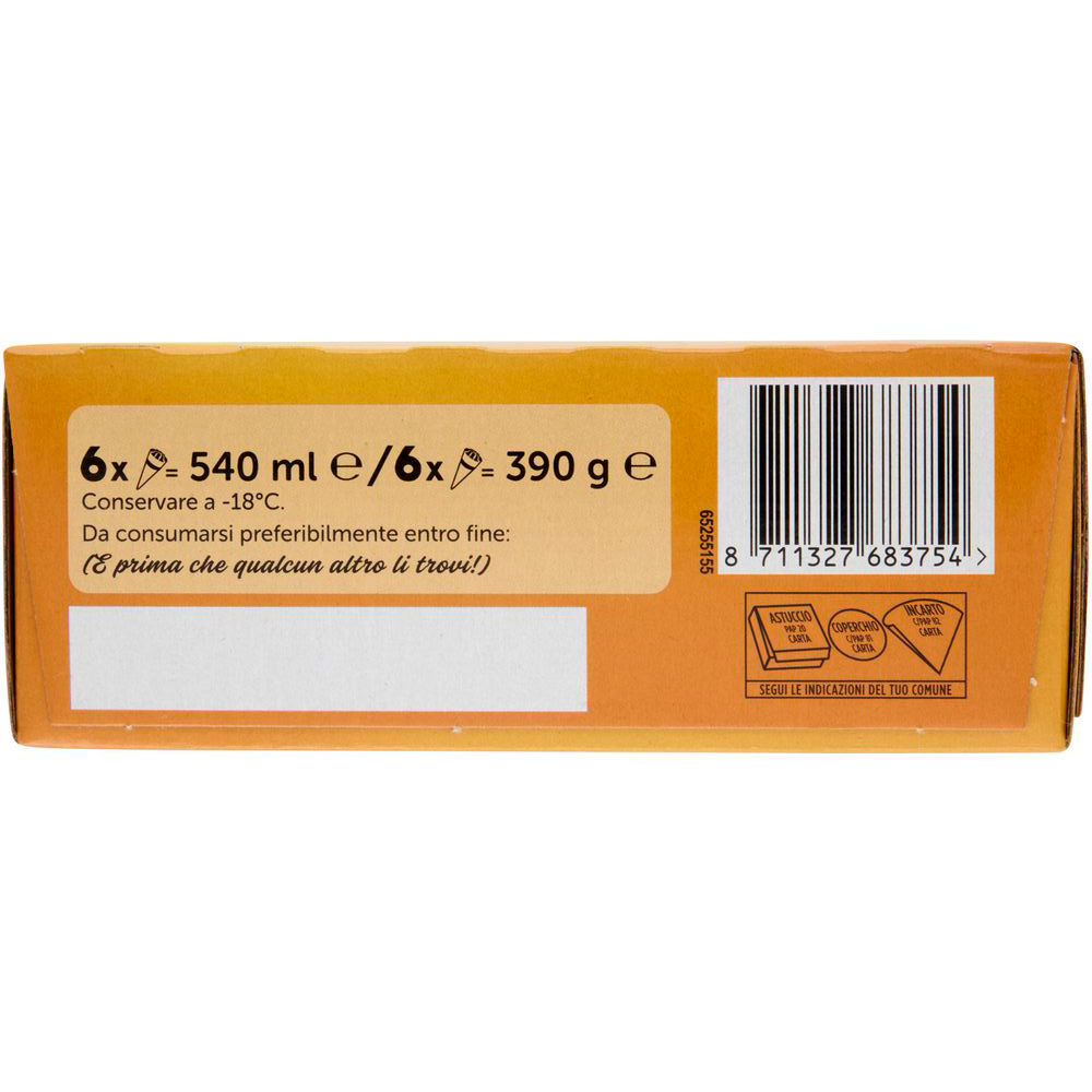 Immagine 2 di 6 del prodotto Cono gelato Max mango e vaniglia 6 pz 390 gr