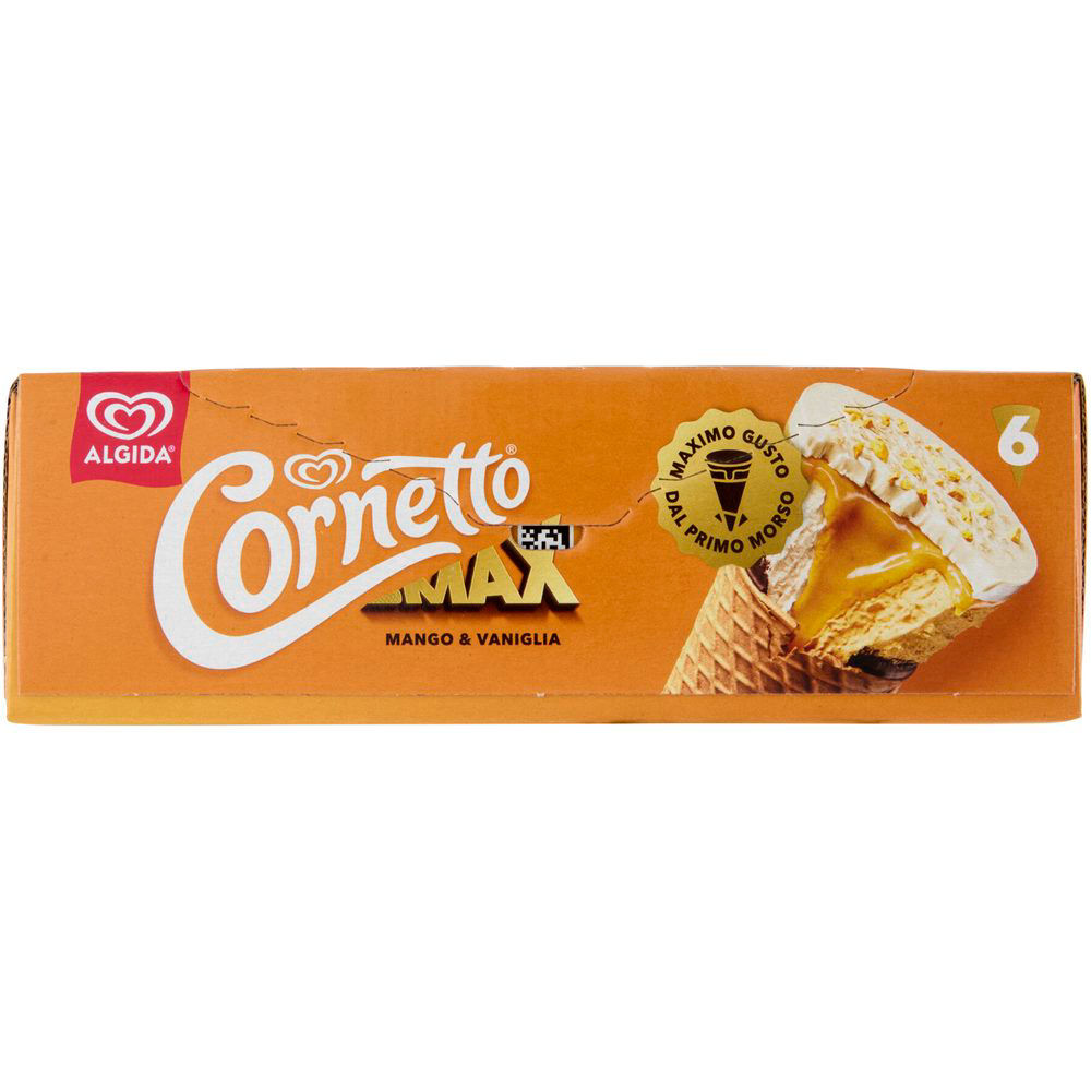 Immagine 6 di 6 del prodotto Cono gelato Max mango e vaniglia 6 pz 390 gr