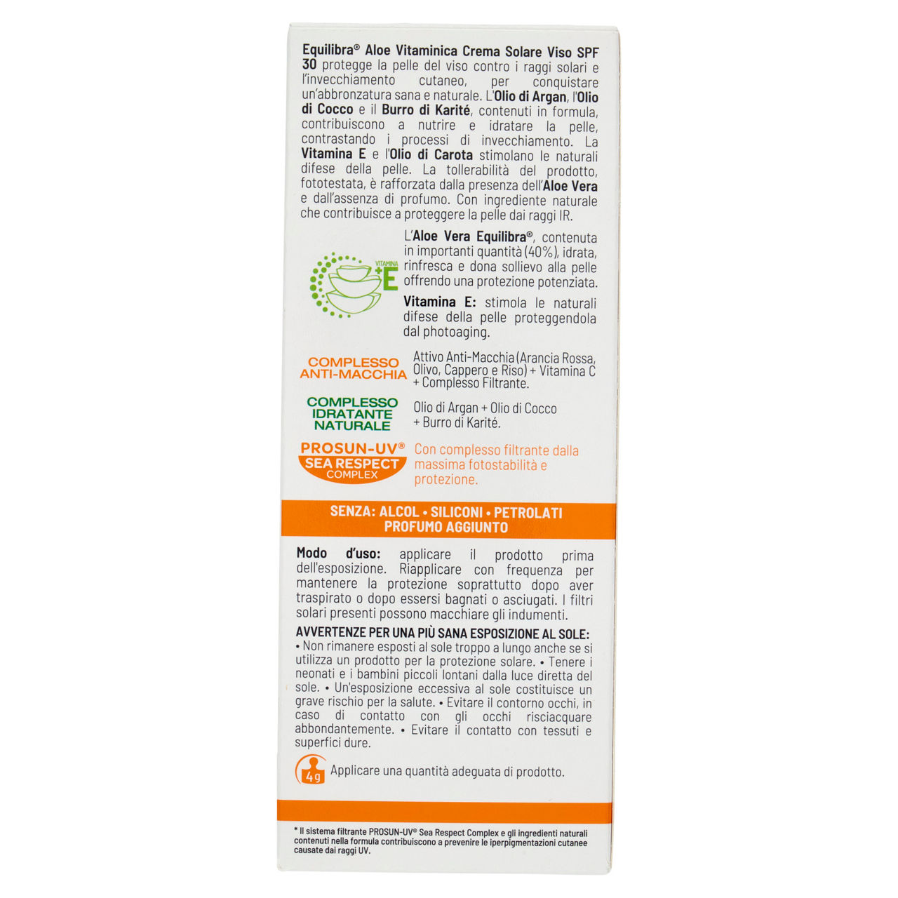 Crema solare viso equilibra spf30 vitaminica ml 75 - Immagine 31