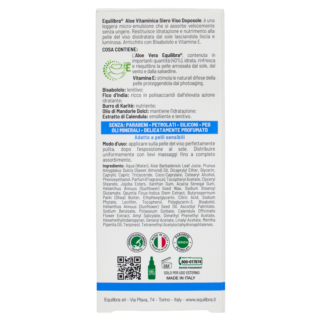 Doposole siero viso Aloe vitaminica 30 ml - Immagine 21