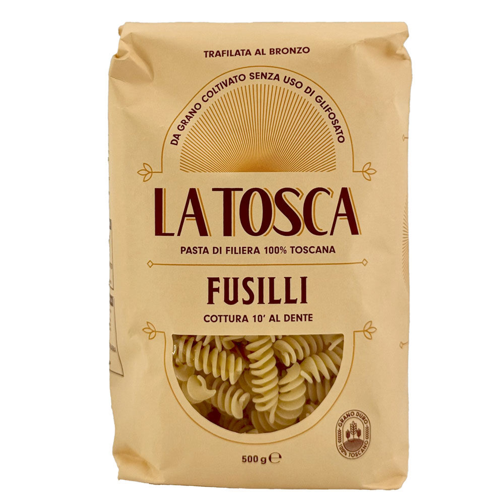 Fusilli pasta di semola di grano duro trafilata al bronzo 500 gr