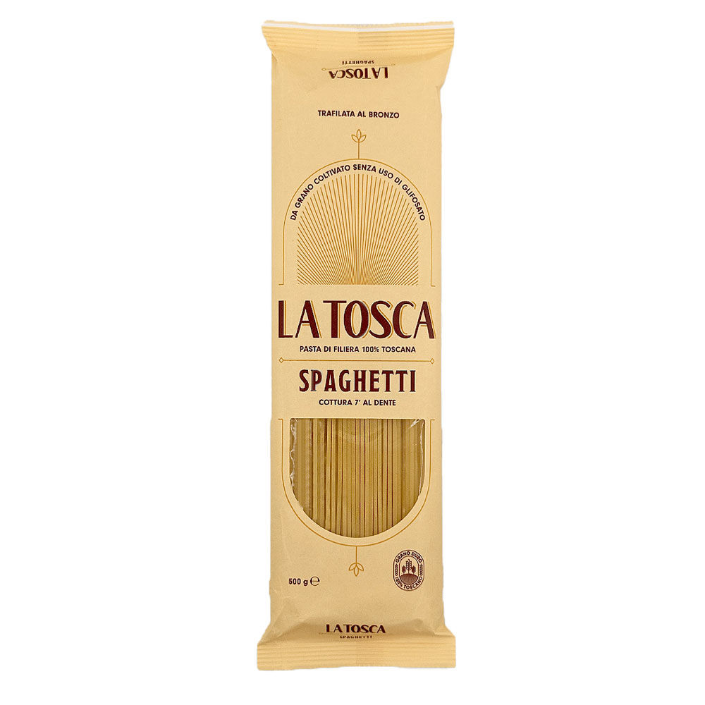 Spaghetti pasta di semola di grano duro trafilata al bronzo 500 gr