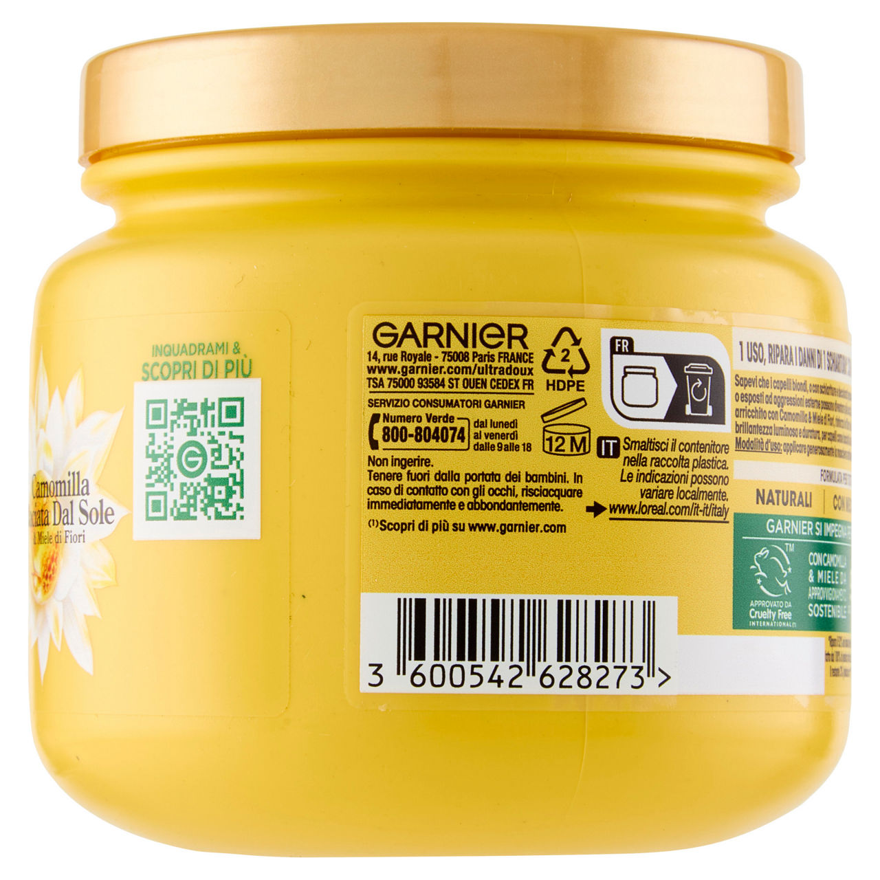 Maschera per capelli Hair Remedy illuminante riparatrice camomilla 340 ml - Immagine 51
