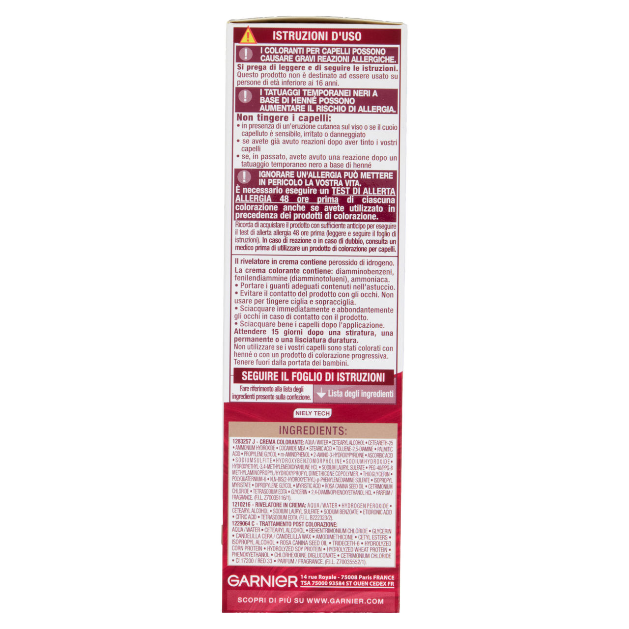 Colorazione permanente capelli 1.0 nero - Immagine 21