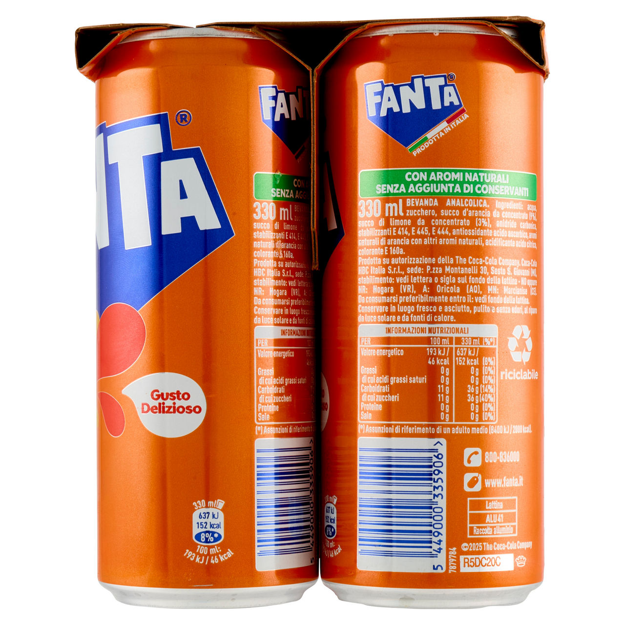 Fanta Orange in lattina 6 pz x 330 ml - Immagine 21