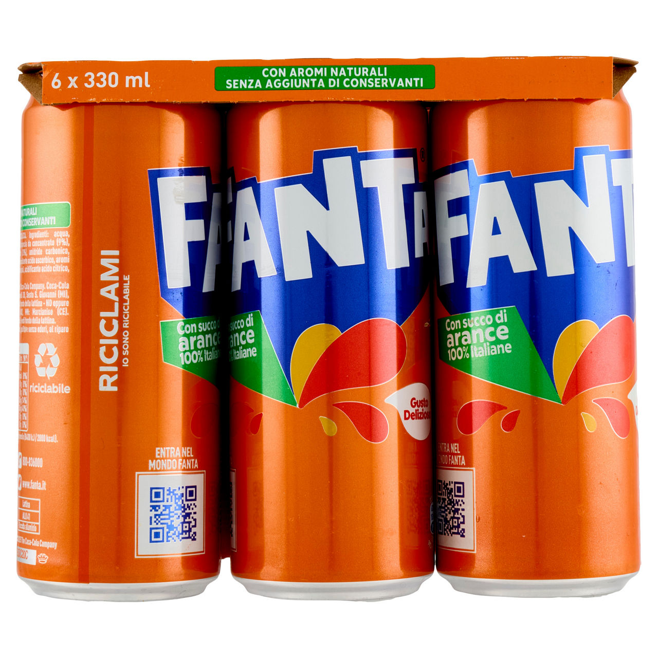 Fanta Orange in lattina 6 pz x 330 ml - Immagine 51