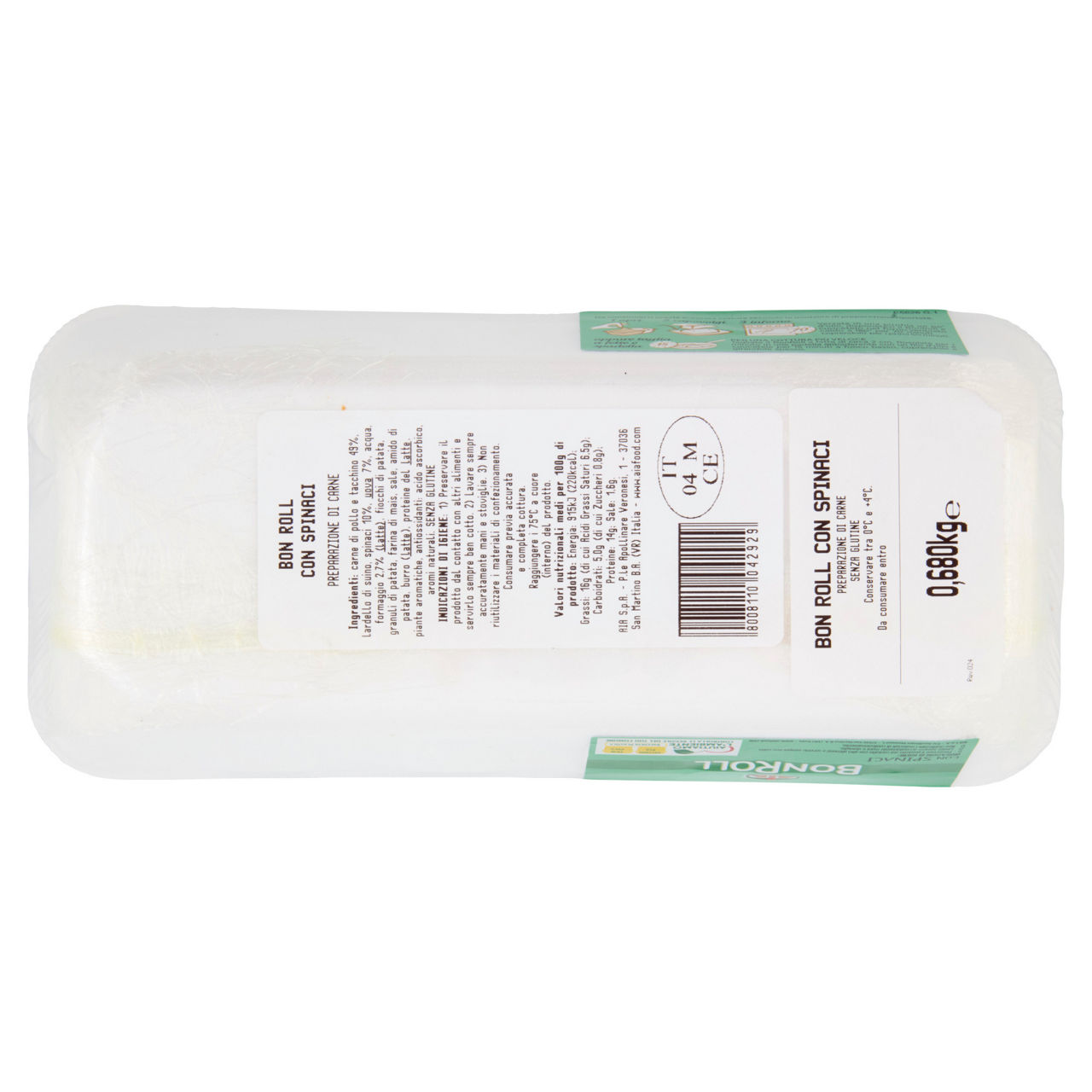 Bon Roll con spinaci 680 gr - Immagine 61