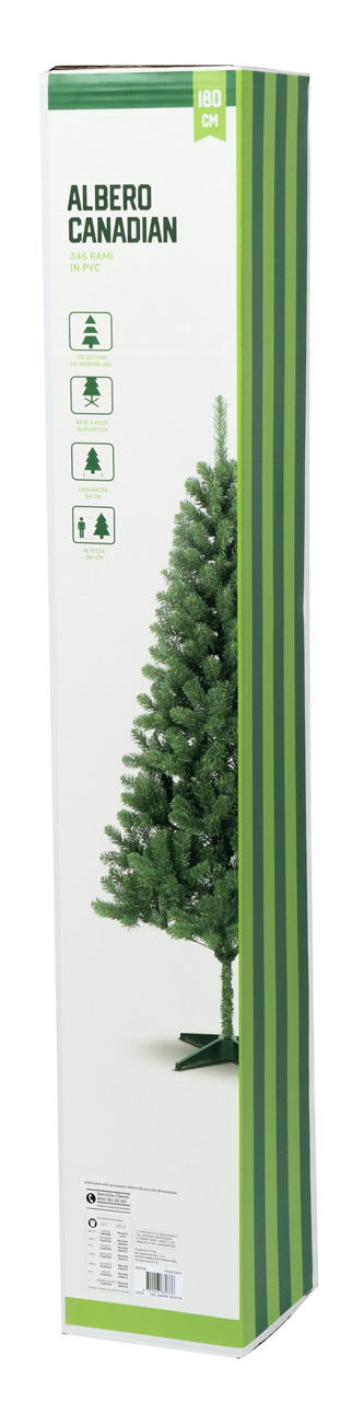 Albero di Natale Canadian h 180 cm - Immagine 11