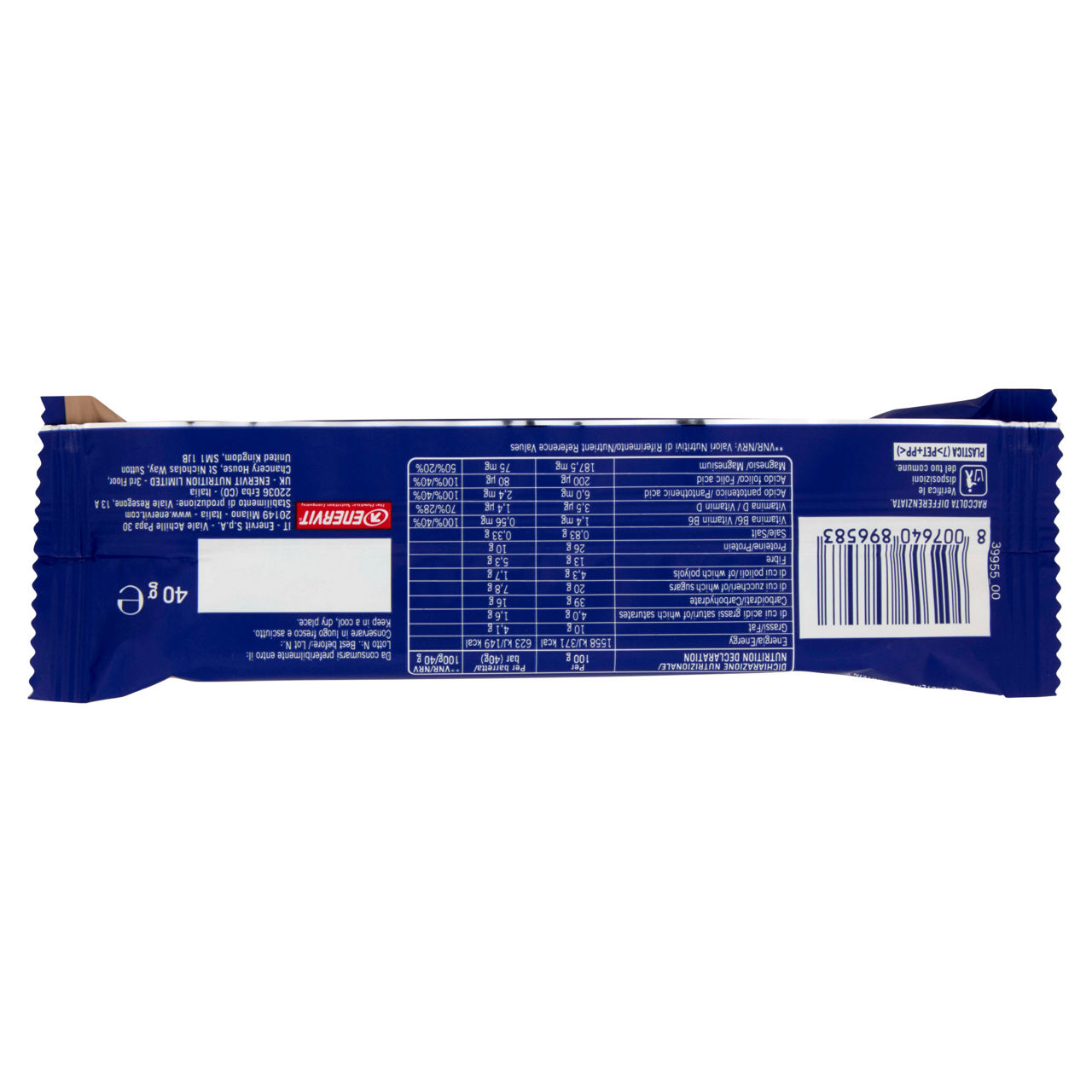 Barretta proteica Protein 26% Crispy Dark Choco 40 gr - Immagine 31