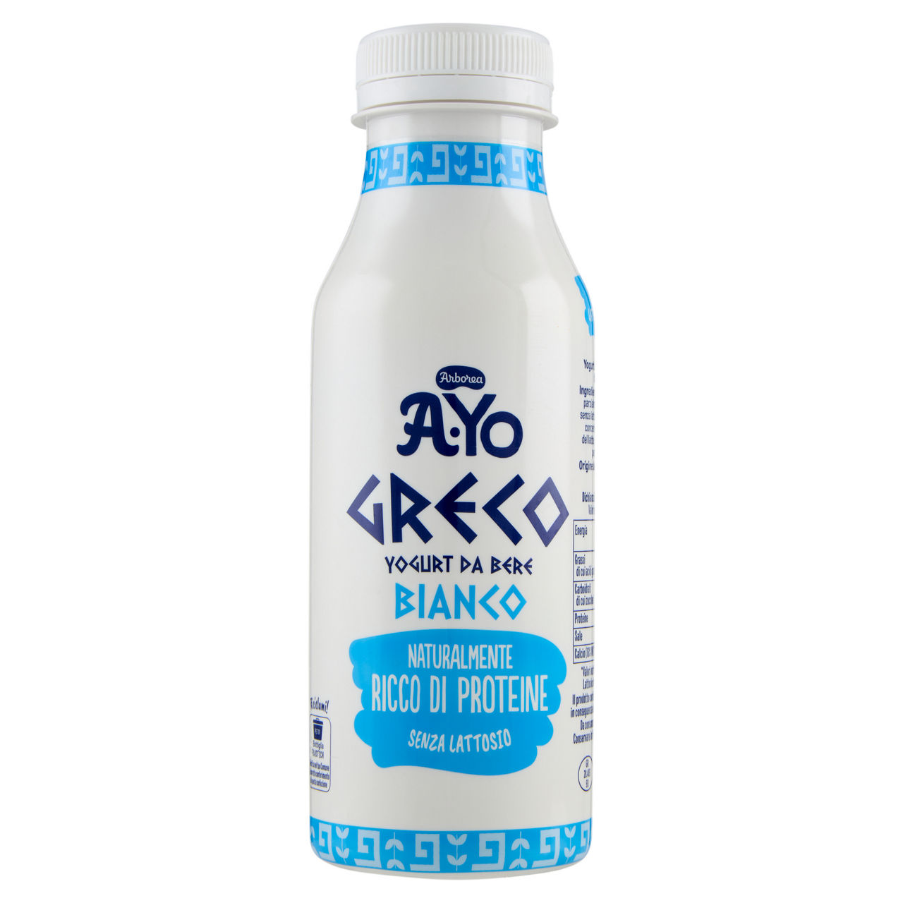 Yogurt greco da bere A-Yo bianco senza lattosio 330 gr - Immagine 01