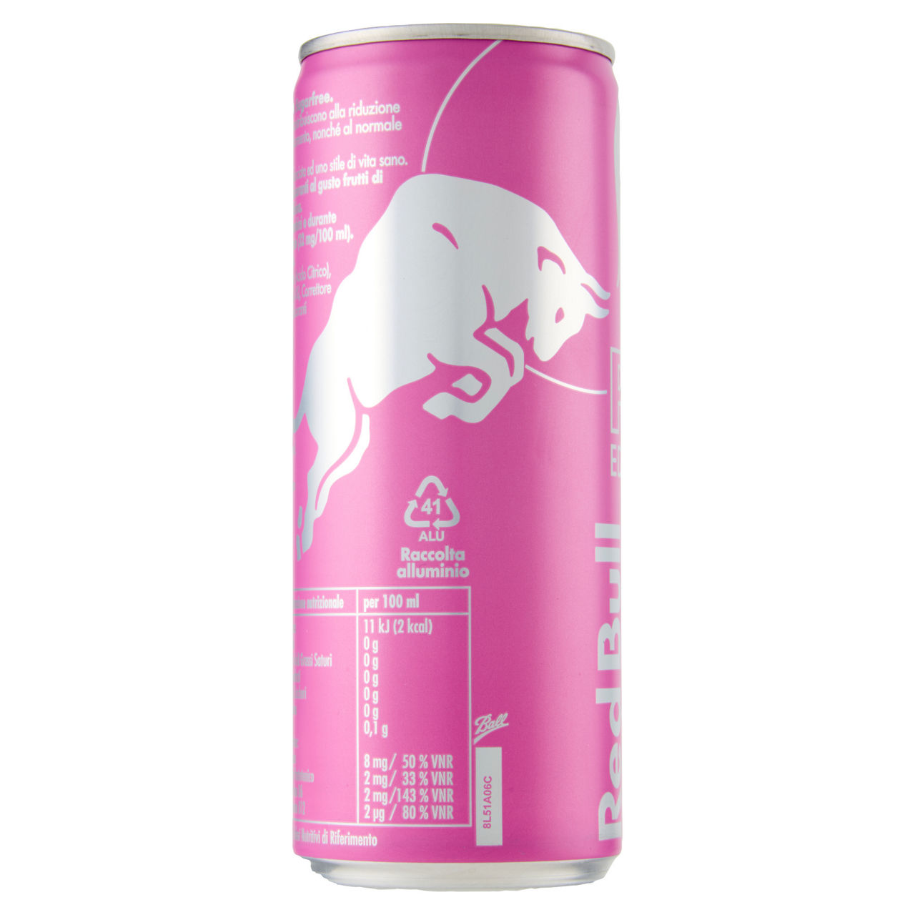 Energy drink red bull pink edition lattina ml 250 - Immagine 51